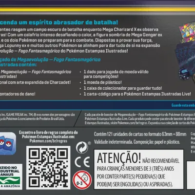 Pokémon - Mega Evolução 02 - Fogo Fantasmagórico - Coleção Treinador Avançado