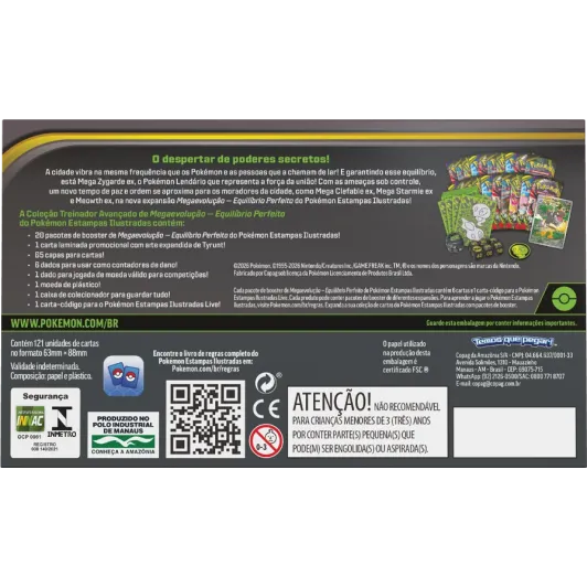 Pokémon - Mega Evolução 03 - Equilíbrio Perfeito - Coleção Treinador Avançado