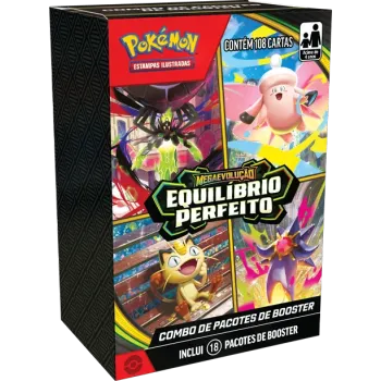 Pokémon - Mega Evolução 03 - Equilíbrio Perfeito - Combo de Booster