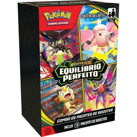 Pokémon - Mega Evolução 03 - Equilíbrio Perfeito - Combo de Booster