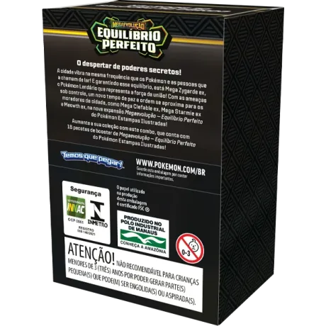 Pokémon - Mega Evolução 03 - Equilíbrio Perfeito - Combo de Booster