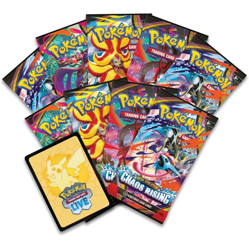 Pokémon - Mega Evolução 04 - Caos Ascendente - Elite Trainer Box (Em Inglês) Pokémon - Mega Evolução 04 - Caos Ascendente - Elite Trainer Box (Em Inglês)