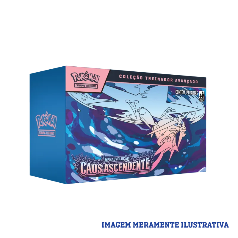 Pokémon - Mega Evolução 04 - Caos Ascendente - Coleção Treinador Avançado Pokémon - Mega Evolução 04 - Caos Ascendente - Coleção Treinador Avançado