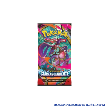 Pokémon - Mega Evolução 04 - Caos Ascendente - Booster (Entrega a partir de 18/05/2026) Pokémon - Mega Evolução 04 - Caos Ascendente - Booster (Entrega a partir de 18/05/2026)