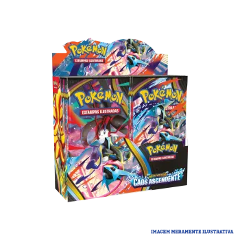 Pokémon - Mega Evolução 04 - Caos Ascendente - Booster Box (Entrega a partir de 18/05/2026) Pokémon - Mega Evolução 04 - Caos Ascendente - Booster Box (Entrega a partir de 18/05/2026)