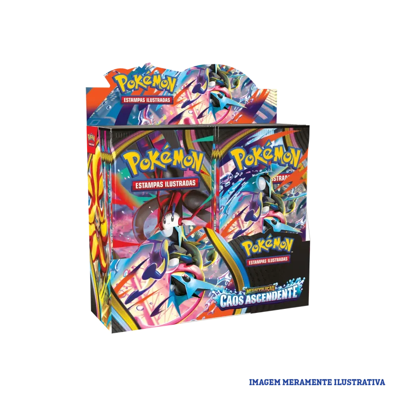 Pokémon - Mega Evolução 04 - Caos Ascendente - Booster Box (Entrega a partir de 18/05/2026)