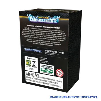Pokémon - Mega Evolução 04 - Caos Ascendente - Combo de Booster (Entrega a partir de 18/05/2026) Pokémon - Mega Evolução 04 - Caos Ascendente - Combo de Booster (Entrega a partir de 18/05/2026)