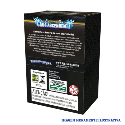 Pokémon - Mega Evolução 04 - Caos Ascendente - Combo de Booster (Entrega a partir de 18/05/2026)