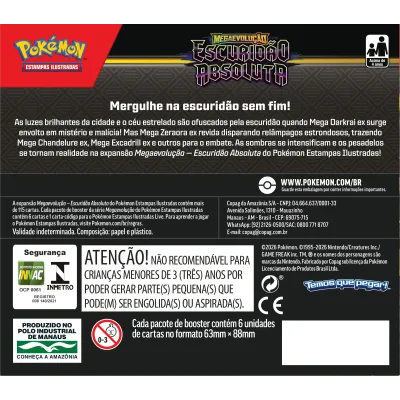 Pokémon - Mega Evolução 05 - Escuridão Absoluta - Booster Box Pokémon - Mega Evolução 05 - Escuridão Absoluta - Booster Box