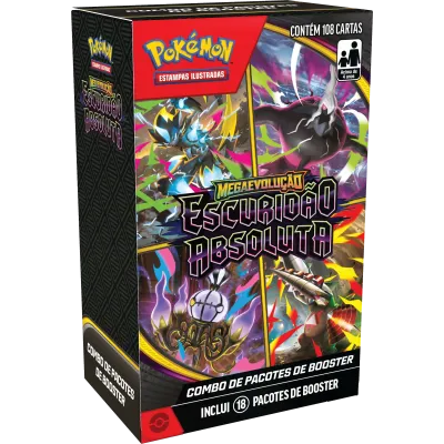 Pokémon - Mega Evolução 05 - Escuridão Absoluta - Combo de Booster