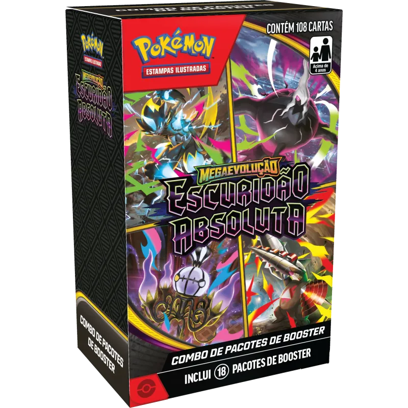 Pokémon - Mega Evolução 05 - Escuridão Absoluta - Combo de Booster