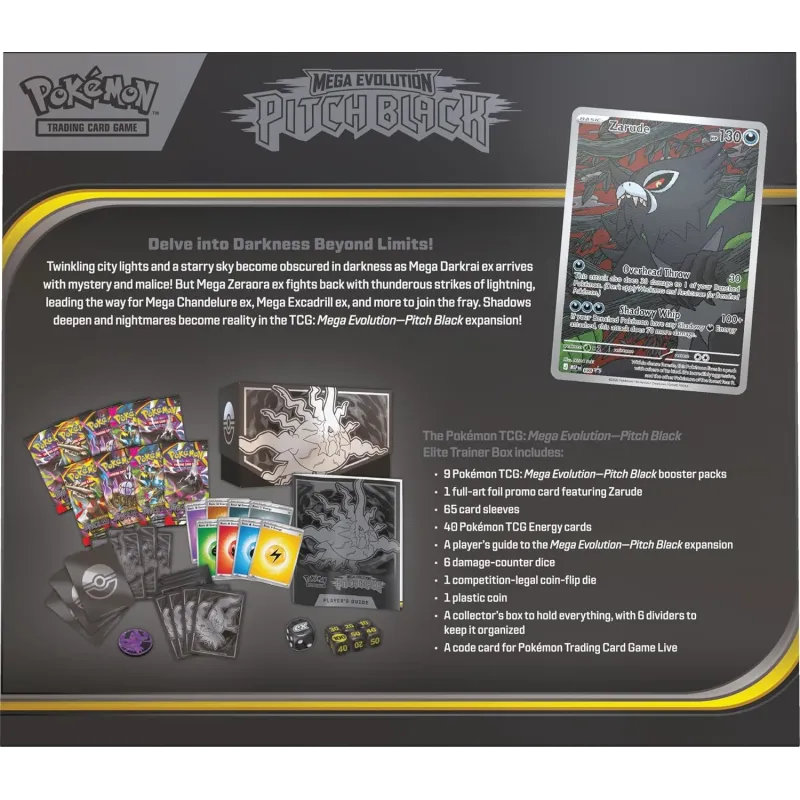 Pokémon - Mega Evolução 05 - Escuridão Absoluta - Elite Trainer Box (Em Inglês)