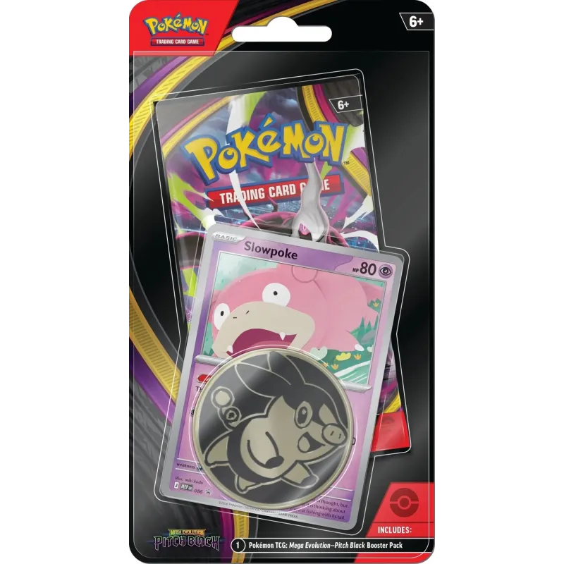 Pokémon - Mega Evolução 05 - Escuridão Absoluta - Checklane Blister + Slowpoke (Em Inglês) Pokémon - Mega Evolução 05 - Escuridão Absoluta - Checklane Blister + Slowpoke (Em Inglês)