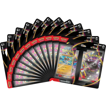 Pokémon - Mega Evolução 05 - Escuridão Absoluta - Case com 12 Blisters com 4 booster