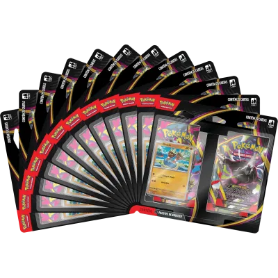 Pokémon - Mega Evolução 05 - Escuridão Absoluta - Case com 12 Blisters com 4 booster
