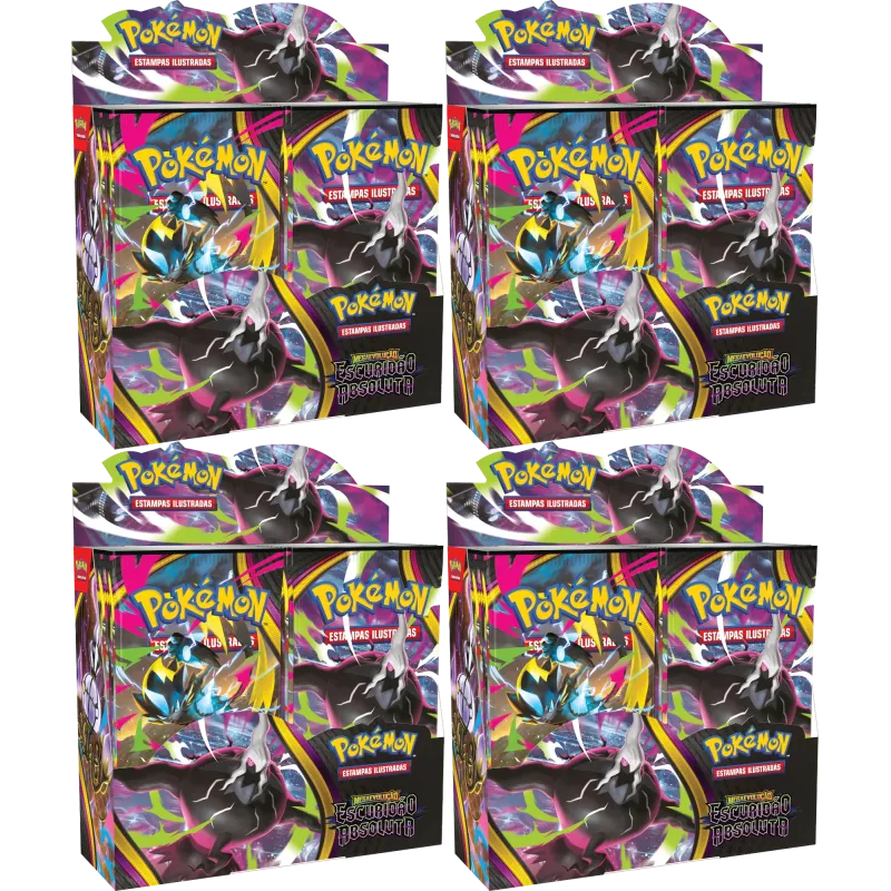Pokémon - Mega Evolução 05 - Escuridão Absoluta - Case 4 Booster Box Pokémon - Mega Evolução 05 - Escuridão Absoluta - Case 4 Booster Box