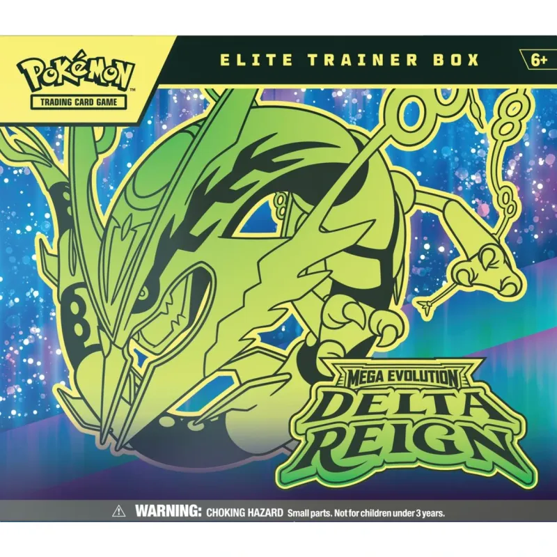 Pokémon - Mega Evolução 06 - Reinado Delta - Elite Trainer Box (Em Inglês) (Envio previsto para 06/11/26) Pokémon - Mega Evolução 06 - Reinado Delta - Elite Trainer Box (Em Inglês) (Envio previsto para 06/11/26)
