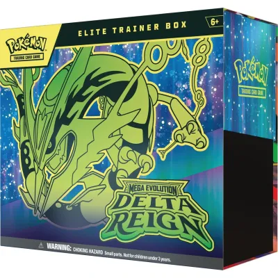 Pokémon - Mega Evolução 06 - Reinado Delta - Elite Trainer Box (Em Inglês) (Envio previsto para 06/11/26) Pokémon - Mega Evolução 06 - Reinado Delta - Elite Trainer Box (Em Inglês) (Envio previsto para 06/11/26)