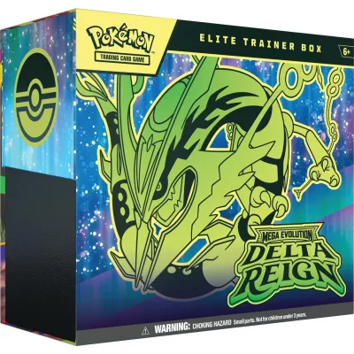 Pokémon - Mega Evolução 06 - Reinado Delta - Elite Trainer Box (Em Inglês) (Envio previsto para 06/11/26) Pokémon - Mega Evolução 06 - Reinado Delta - Elite Trainer Box (Em Inglês) (Envio previsto para 06/11/26)