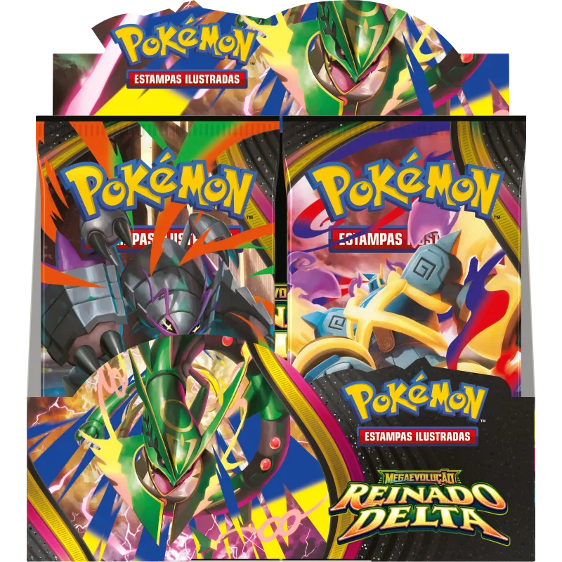 Pokémon - Mega Evolução 06 - Reinado Delta - Booster Box (Envio previsto para 06/11/26) Pokémon - Mega Evolução 06 - Reinado Delta - Booster Box (Envio previsto para 06/11/26)
