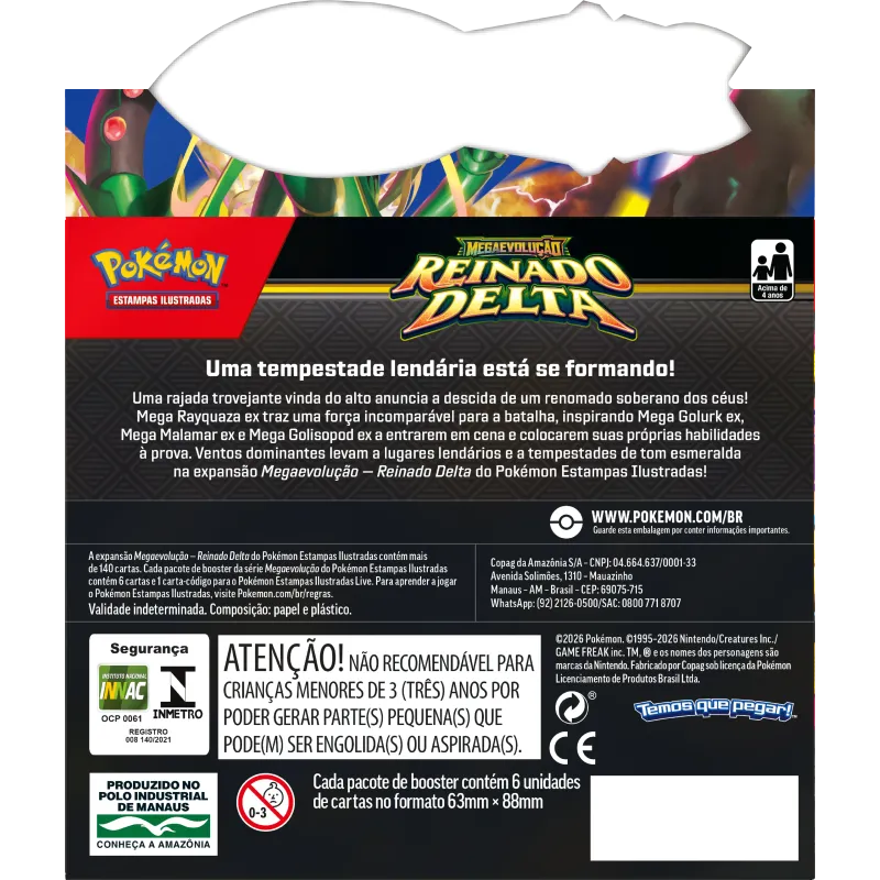 Pokémon - Mega Evolução 06 - Reinado Delta - Booster Box (Envio previsto para 06/11/26) Pokémon - Mega Evolução 06 - Reinado Delta - Booster Box (Envio previsto para 06/11/26)