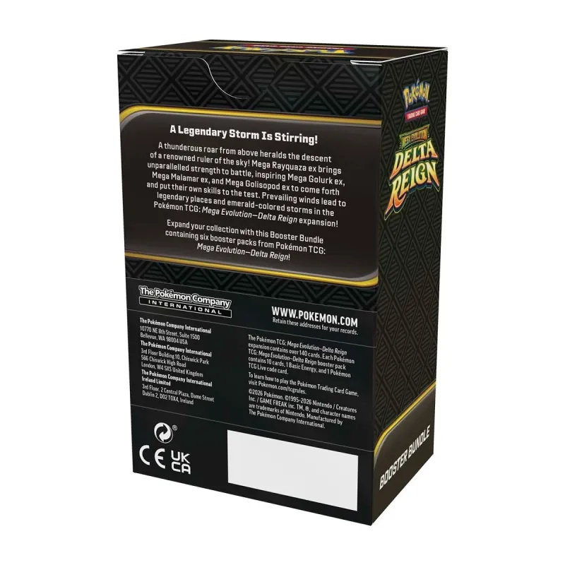 Pokémon - Mega Evolução 06 - Reinado Delta - Booster Bundle (Em Inglês) (Envio previsto para 06/11/26) Pokémon - Mega Evolução 06 - Reinado Delta - Booster Bundle (Em Inglês) (Envio previsto para 06/11/26)