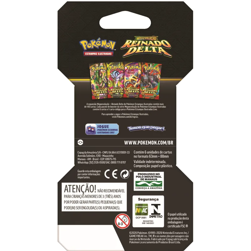 Pokémon - Mega Evolução 06 - Reinado Delta - Blister (Envio previsto para 06/11/26) Pokémon - Mega Evolução 06 - Reinado Delta - Blister (Envio previsto para 06/11/26)