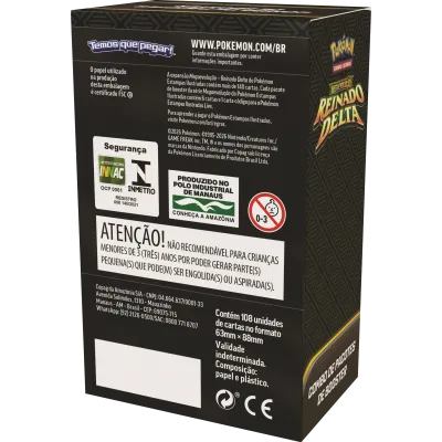 Pokémon - Mega Evolução 06 - Reinado Delta - Combo de Booster (Envio previsto para 06/11/26) Pokémon - Mega Evolução 06 - Reinado Delta - Combo de Booster (Envio previsto para 06/11/26)