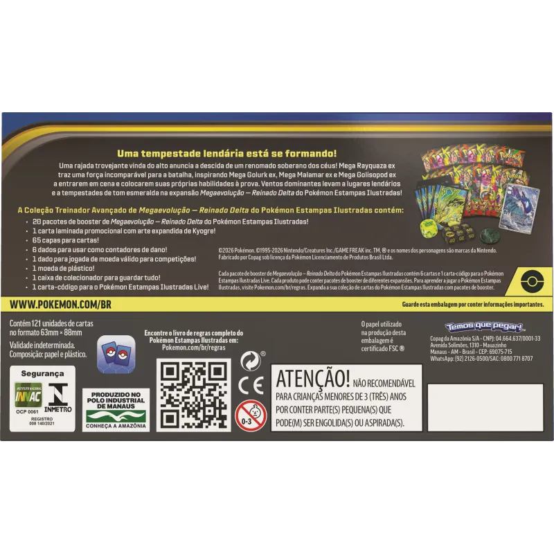Pokémon - Mega Evolução 06 - Reinado Delta - Coleção Treinador Avançado (Envio previsto para 06/11/26) Pokémon - Mega Evolução 06 - Reinado Delta - Coleção Treinador Avançado (Envio previsto para 06/11/26)