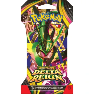 Pokémon - Mega Evolução 06 - Reinado Delta - Sleeved Booster (Em Inglês) (Envio previsto para 06/11/26) Pokémon - Mega Evolução 06 - Reinado Delta - Sleeved Booster (Em Inglês) (Envio previsto para 06/11/26)
