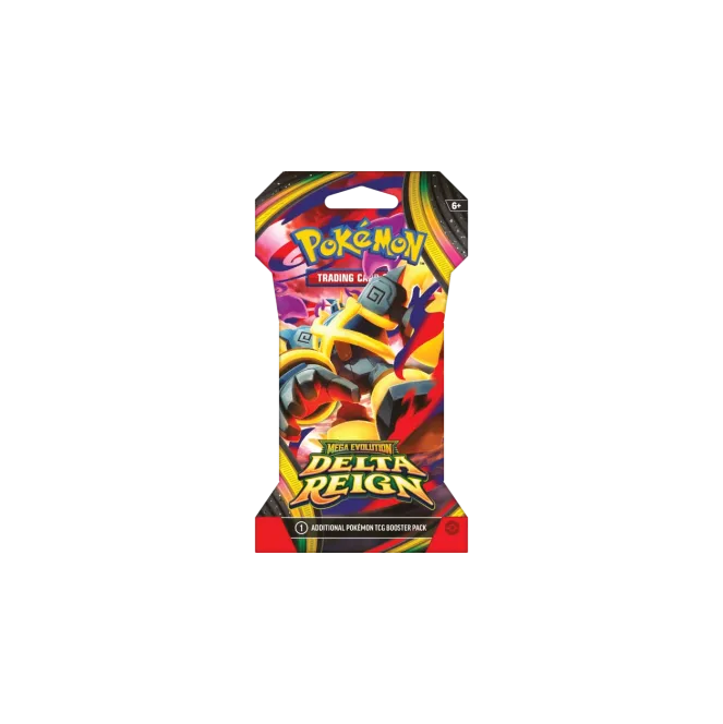 Pokémon - Mega Evolução 06 - Reinado Delta - Sleeved Booster (Em Inglês) (Envio previsto para 06/11/26) Pokémon - Mega Evolução 06 - Reinado Delta - Sleeved Booster (Em Inglês) (Envio previsto para 06/11/26)