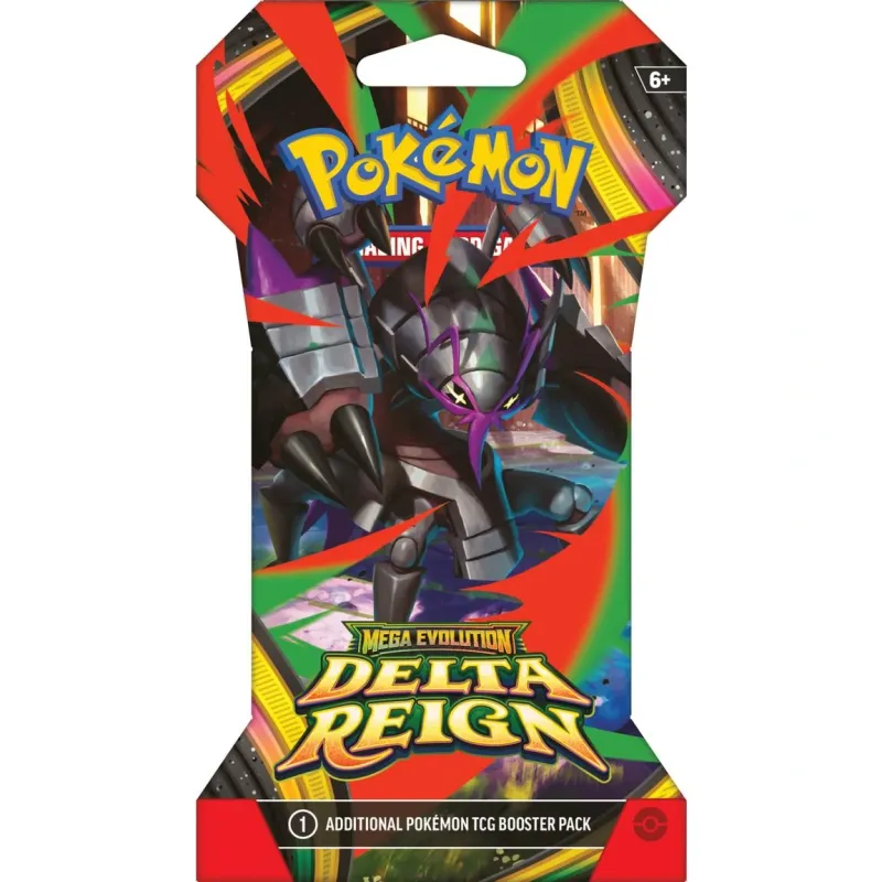Pokémon - Mega Evolução 06 - Reinado Delta - Sleeved Booster (Em Inglês) (Envio previsto para 06/11/26) Pokémon - Mega Evolução 06 - Reinado Delta - Sleeved Booster (Em Inglês) (Envio previsto para 06/11/26)