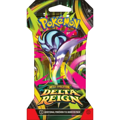 Pokémon - Mega Evolução 06 - Reinado Delta - Sleeved Booster (Em Inglês) (Envio previsto para 06/11/26) Pokémon - Mega Evolução 06 - Reinado Delta - Sleeved Booster (Em Inglês) (Envio previsto para 06/11/26)