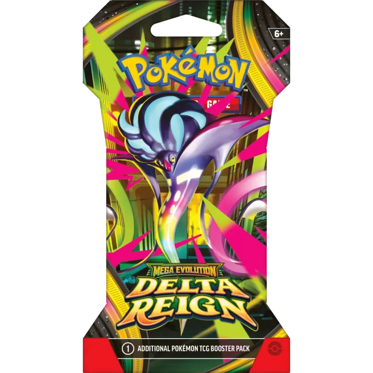 Pokémon - Mega Evolução 06 - Reinado Delta - Sleeved Booster (Em Inglês) (Envio previsto para 06/11/26) Pokémon - Mega Evolução 06 - Reinado Delta - Sleeved Booster (Em Inglês) (Envio previsto para 06/11/26)