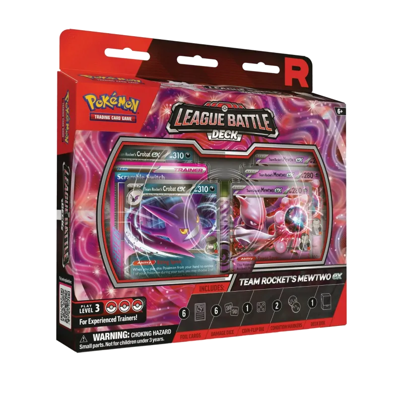 Pokemon - (Deck) Baralho De Liga - Team Rocket's Mewtwo EX (Inglês)