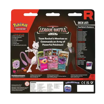 Pokemon - (Deck) Baralho De Liga - Team Rocket's Mewtwo EX (Inglês)
