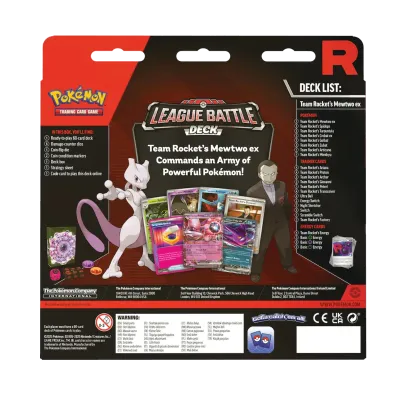 Pokemon - (Deck) Baralho De Liga - Team Rocket's Mewtwo EX (Inglês)