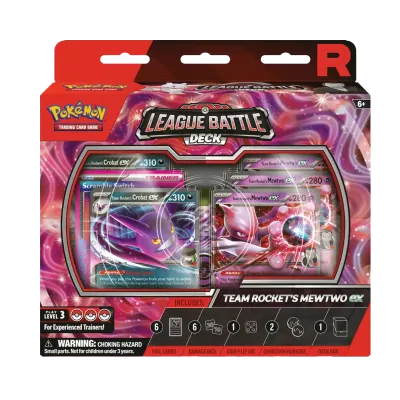 Pokemon - (Deck) Baralho De Liga - Team Rocket's Mewtwo EX (Inglês)