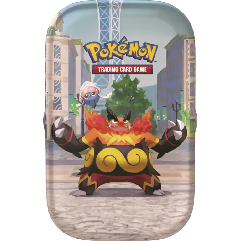 Pokémon - Mega Evolução 04 - Caos Ascendente - Mini Lata (Mini Tin) Lumiose City Pokémon - Mega Evolução 04 - Caos Ascendente - Mini Lata (Mini Tin) Lumiose City