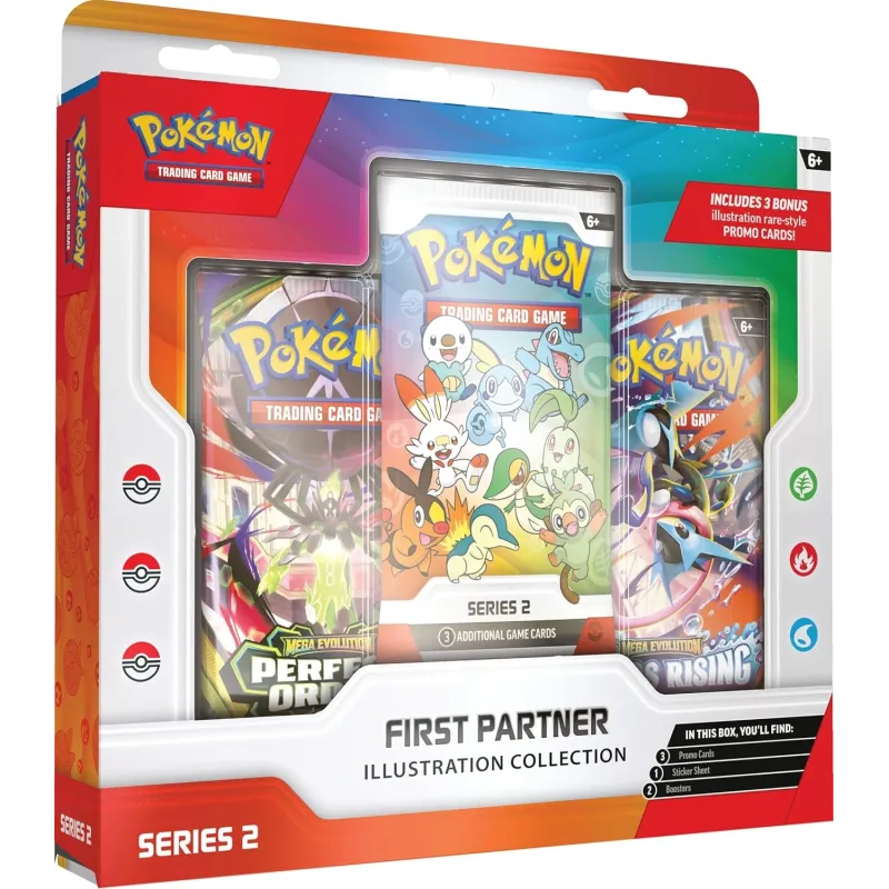 Pokémon - Coleção Ilustração Parceiro Inicial Série 2 (Inglês)