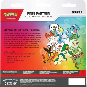 Pokémon - Coleção Ilustração Parceiro Inicial Série 2 (Inglês)