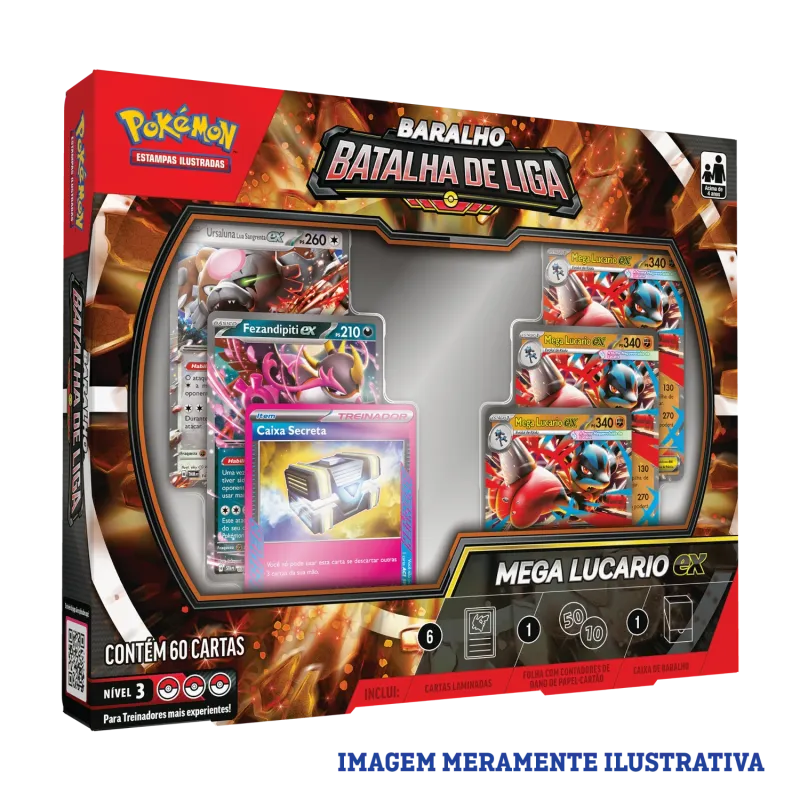Pokémon - (Deck) Baralho Batalha de Liga - Mega Lucario ex Pokémon - (Deck) Baralho Batalha de Liga - Mega Lucario ex
