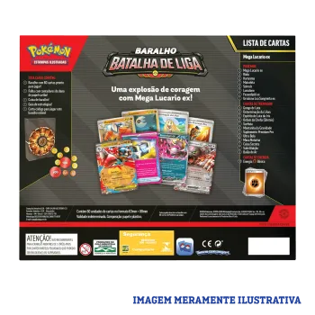 Pokémon - (Deck) Baralho Batalha de Liga - Mega Lucario ex