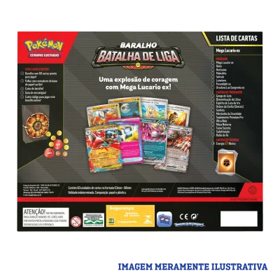 Pokémon - (Deck) Baralho Batalha de Liga - Mega Lucario ex Pokémon - (Deck) Baralho Batalha de Liga - Mega Lucario ex