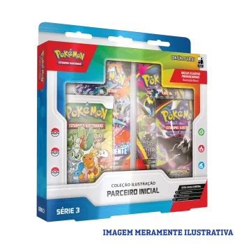 Pokémon - Coleção Ilustração Parceiro Inicial Série 3