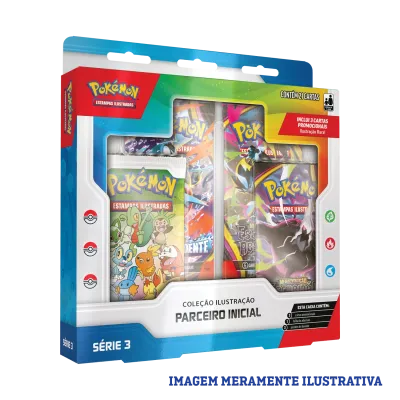 Pokémon - Coleção Ilustração Parceiro Inicial Série 3