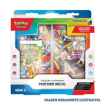 Pokémon - Coleção Ilustração Parceiro Inicial Série 3