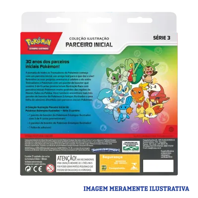 Pokémon - Coleção Ilustração Parceiro Inicial Série 3