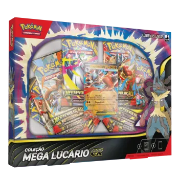 Pokémon - Box Coleção Mega Lucario Ex