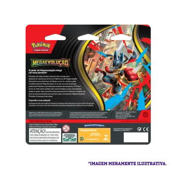 Pokémon - Mega Evolução 01 - Blister com 3 booster + Drifblim